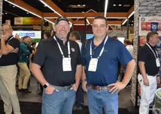 Aaron Bagwell (agronomist with North Bay Produce) and Guy Matro with Winslow Junction Produce.